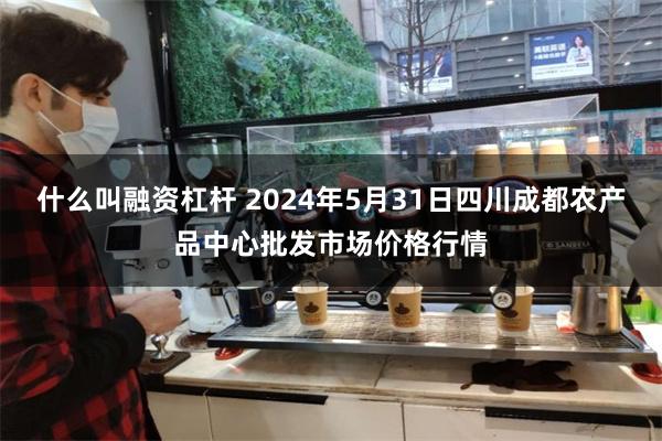 什么叫融资杠杆 2024年5月31日四川成都农产品中心批发市场价格行情