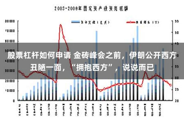 股票杠杆如何申请 金砖峰会之前，伊朗公开西方丑陋一面，“拥抱西方”，说说而已