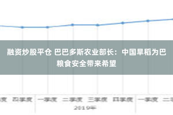 融资炒股平仓 巴巴多斯农业部长：中国旱稻为巴粮食安全带来希望