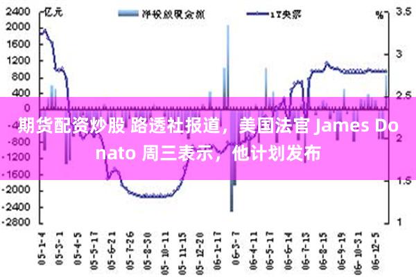 期货配资炒股 路透社报道，美国法官 James Donato 周三表示，他计划发布