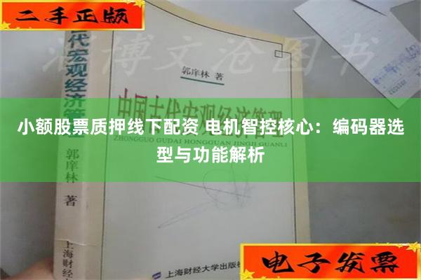 小额股票质押线下配资 电机智控核心：编码器选型与功能解析