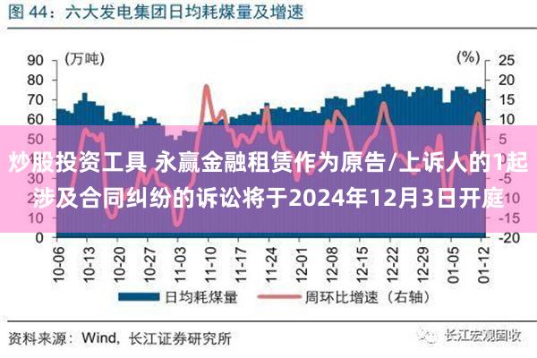 炒股投资工具 永赢金融租赁作为原告/上诉人的1起涉及合同纠纷的诉讼将于2024年12月3日开庭