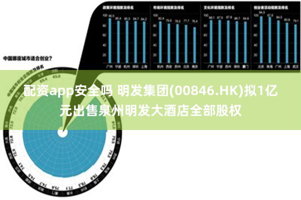 配资app安全吗 明发集团(00846.HK)拟1亿元出售泉州明发大酒店全部股权